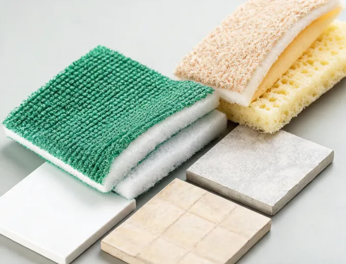 Scrub pad texture comparison